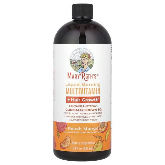 Основне фото товара Liquid Morning Multivitamin + Hair, Підтримка росту волосся, 887 