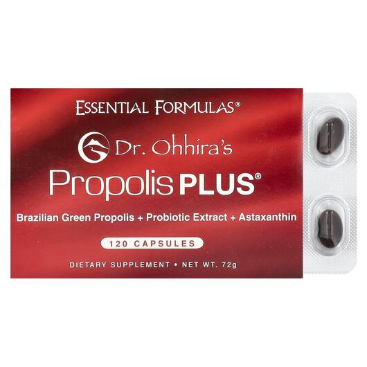 Основне фото товара Dr. Ohhira's, Propolis Plus, Прополіс, 120 капсул