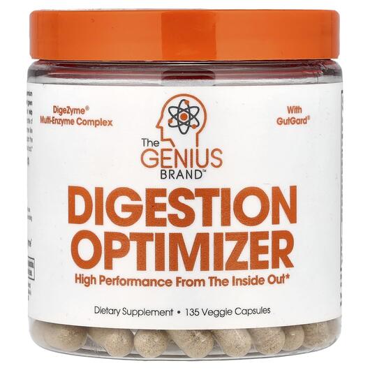 Основне фото товара The Genius Brand, Digestion Optimizer, Ферменти, 135 капсул