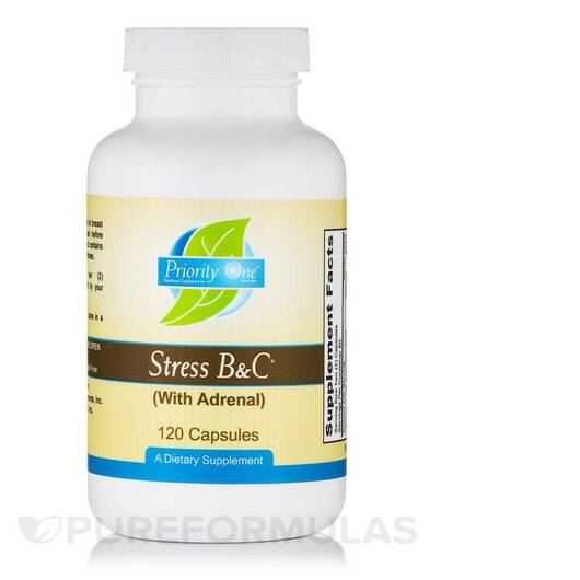Основне фото товара Stress B & C with Adrenal, Підтримка наднирників, 120 капсул