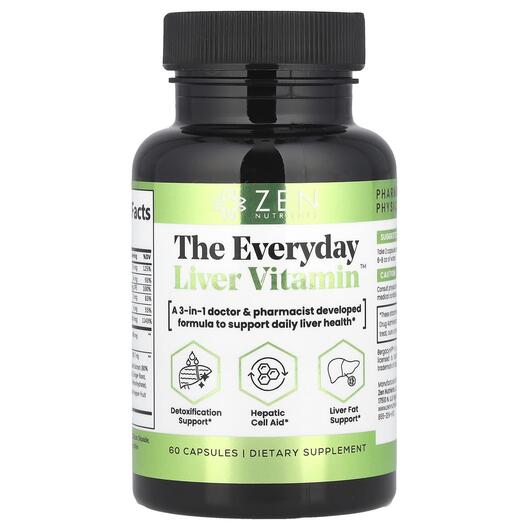 Основне фото товара The Everyday Liver Vitamin, Підтримка печінки, 60 капсул