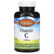 Vitamin C 1000 mg Витамин C Carlson 100 таблеток