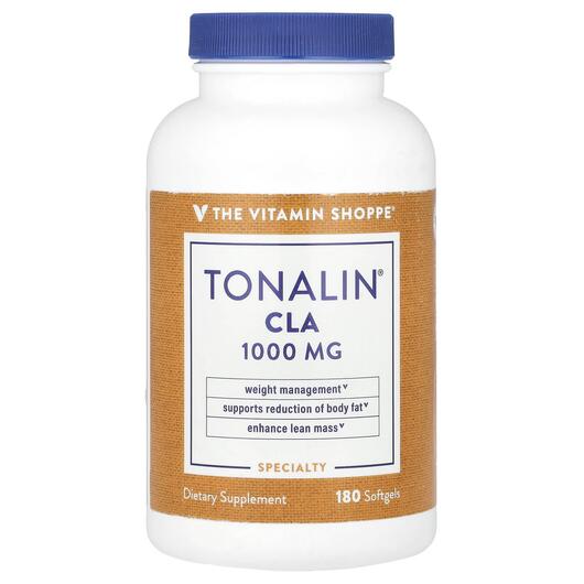Основне фото товара Tonalin CLA 1000 mg, Лінолева кислота, 180 капсул