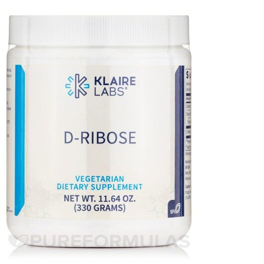 Основне фото товара Klaire Labs, D-Ribose Powder, D-рибоза, 300 г