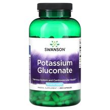Potassium Gluconate 99 mg Калий Swanson 250 капсул