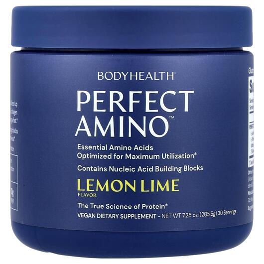 Основне фото товара BodyHealth, Perfect Amino Lemon Lime, Амінокислоти, 205.5 г