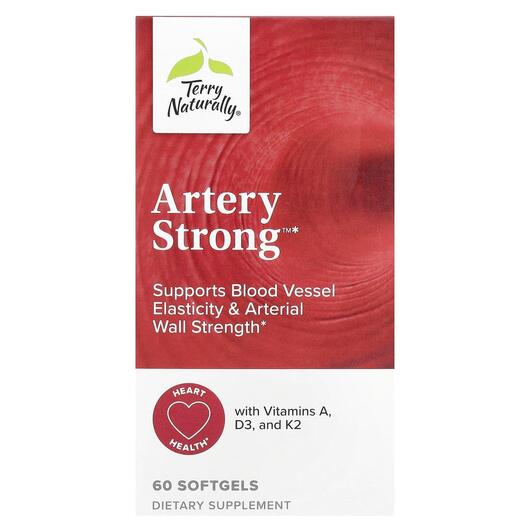 Основне фото товара Terry Naturally, Artery Strong, Кардіо комплекс, 60 капсул