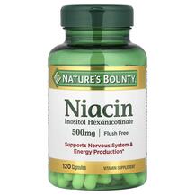 Flush Free Niacin 500 mg Ниацин 500 мг Nature's