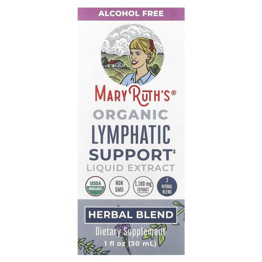 Основне фото товара Herbals Lymphatic Support Liquid Drops, Підтримка імунітету, 30 м