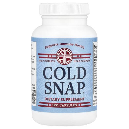 Основне фото товара Snap Dynasty, Cold Snap, Підтримка імунітету, 120 капсул