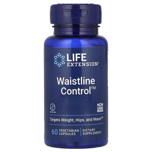 Основне фото товара Life Extension, Waistline Control, Жироспалювач, 60 капсул
