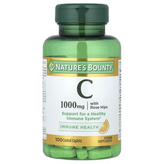 Основне фото товара Nature's Bounty, C 1000 mg with Rose Hips, Вітамін C, 100 ка