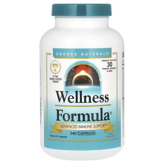 Основне фото товара Wellness Formula, Підтримка імунітету, 240 капсул