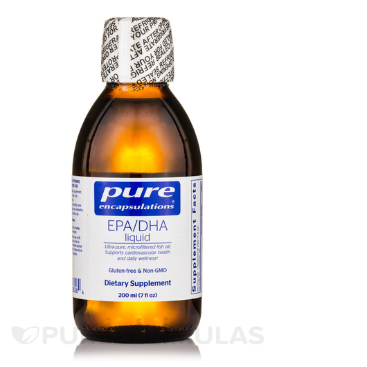 Основне фото товара EPA/DHA Liquid Lemon Flavor, Омега ЕПК ДГК, 200 мл