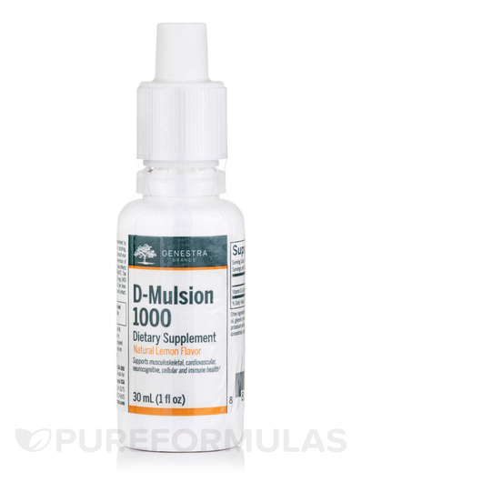 Основне фото товара D-Mulsion 1000 Natural Lemon, Вітамін D3 Холекальциферол, 30 мл