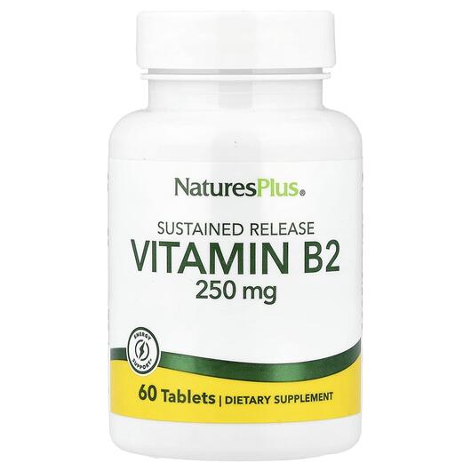 Основне фото товара Vitamin B2 250 mg 60, Вітамін B-2 250 мг, 60 таблеток