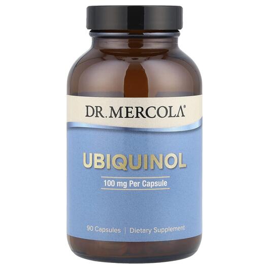 Основне фото товара Dr. Mercola, Ubiquinol, Убіхінол, 90 капсул