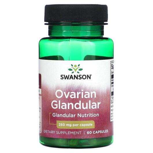 Основне фото товара Ovarian Glandular 250 mg, Підтримка наднирників, 60 капсул