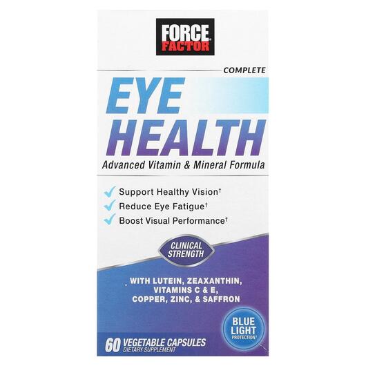 Основне фото товара Complete Eye Health Advanced Vitamin, Підтримка здоров'я зор