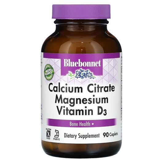 Основне фото товара Calcium Citrate Magnesium Vitamin D3, Кальцій, 90 таблеток