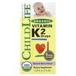 ChildLife, Organic Vitamin K2 Drops, Вітамін К2 в краплях, 12 мл
