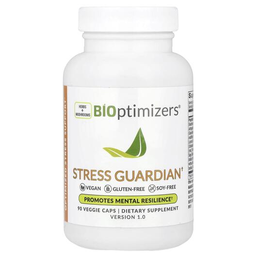 Основне фото товара BiOptimizers, Stress Guardian, Підтримка стресу, 90 капсул