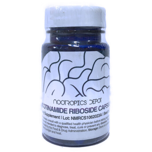 Основне фото товара Nootropics Depot, Nicotinamide Riboside Capsules, НАД+, 30 капсул
