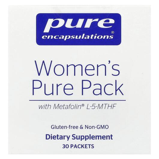 Основне фото товара Pure Encapsulations, Women's Pure Pack, Вітаміни для жінок, 
