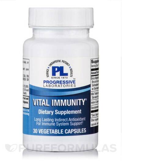 Основне фото товара Progressive Labs, Vital Immunity, Підтримка імунітету, 30 капсул