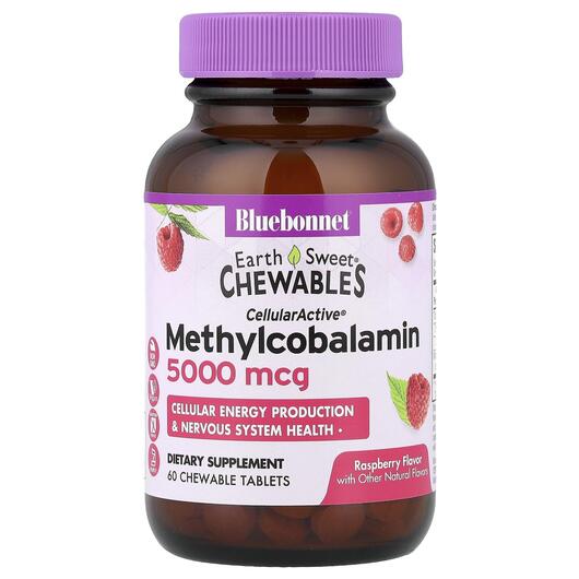 Основне фото товара Methylcobalamin 5000 mcg, Вітамін B12 Метилкобаламін, 60 цукерок