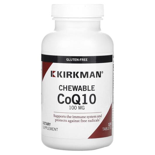Основне фото товара CoEnzyme Q10 100 mg Chewable Tablets with, Коензим CoQ10, 120 таб