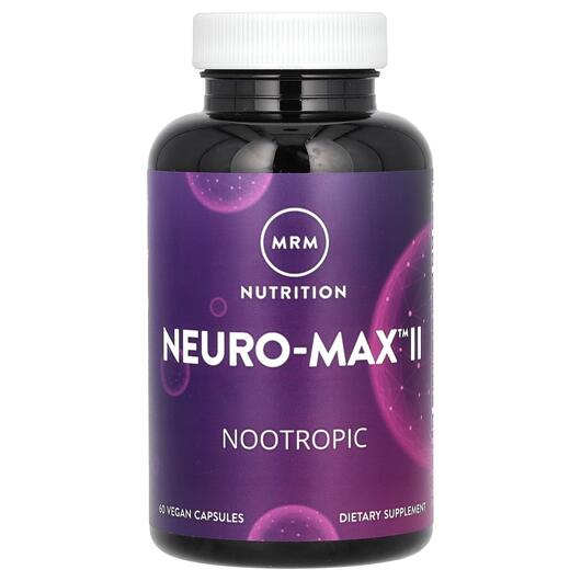 Основне фото товара MRM, Neuro-Max II 60 Vegan, Neuro-Max II, 60 капсул