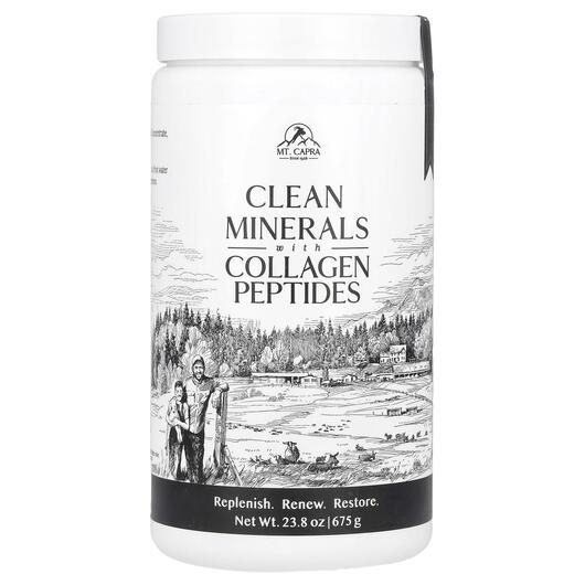 Основне фото товара Mt. Capra, Clean Minerals with Collagen Peptides, Колаген, 675 г