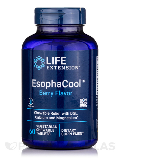 Основне фото товара EsophaCool Berry Flavor, Кальцій Магний, 60 таблеток