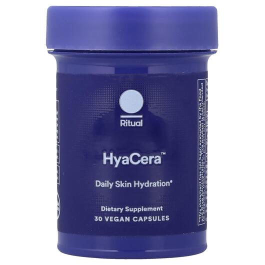 Основне фото товара Ritual, HyaCera Vanilla Essenced, Шкіра нігті волосся, 30 капсул