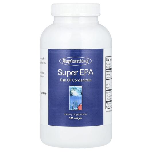Основне фото товара Super EPA Fish Oil Concentrate, Супер ЭПК, 200 капсул