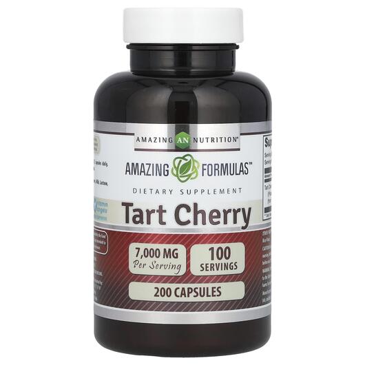 Основне фото товара Tart Cherry 3500 mg, Екстракт вишні, 200 капсул