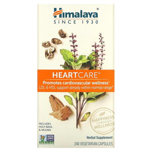 Основное фото товара Травяные добавки, Herbal Healthcare HeartCare, 240 капсул