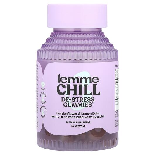 Основне фото товара Chill De-Stress Gummies Mixed Berry, Підтримка стресу, 60 таблето