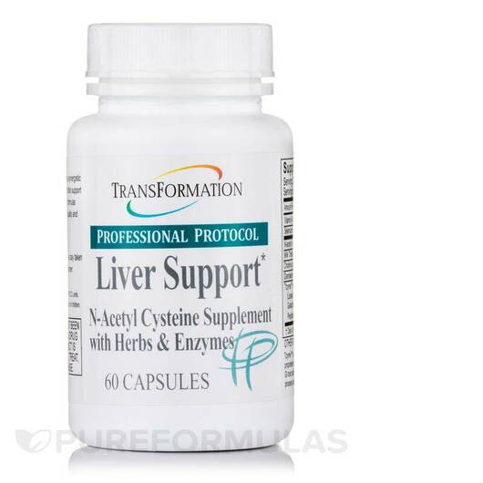 Основне фото товара Transformation Enzymes, Liver Support, Ферменти, 60 капсул