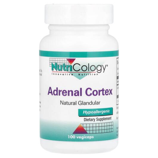 Основне фото товара Adrenal Cortex Natural Glandular, Підтримка наднирників, 100 капс