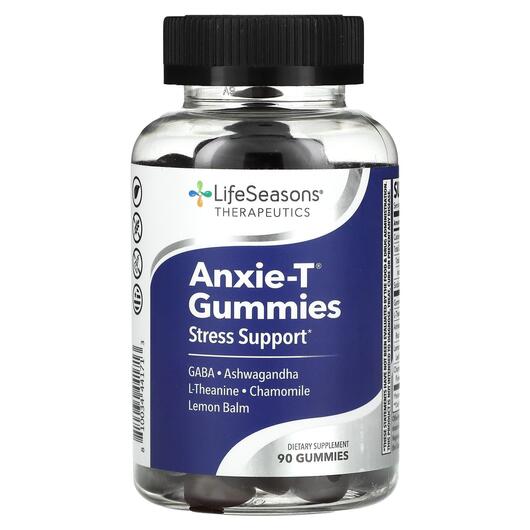 Основне фото товара Anxie-T Gummies Stress Support, Підтримка стресу, 90 таблеток