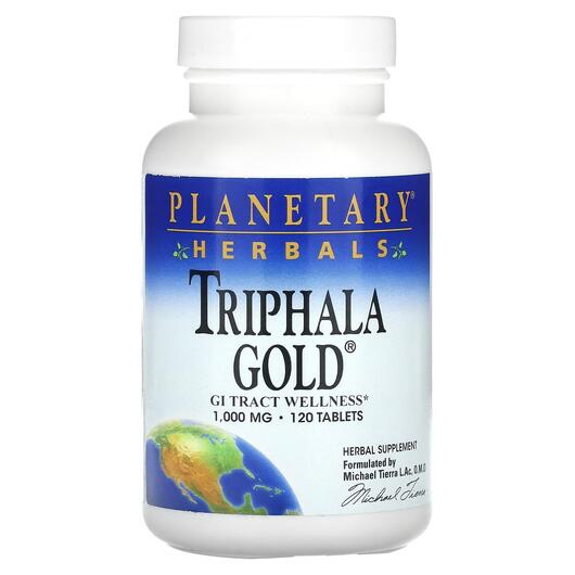 Основне фото товара Triphala Gold GI Tract Wellness, Підтримка кишківника, 120 таблет