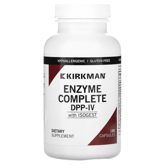 Основне фото товара Enzyme Complete DPP-IV With ISOGEST, Ферменти, 180 капсул