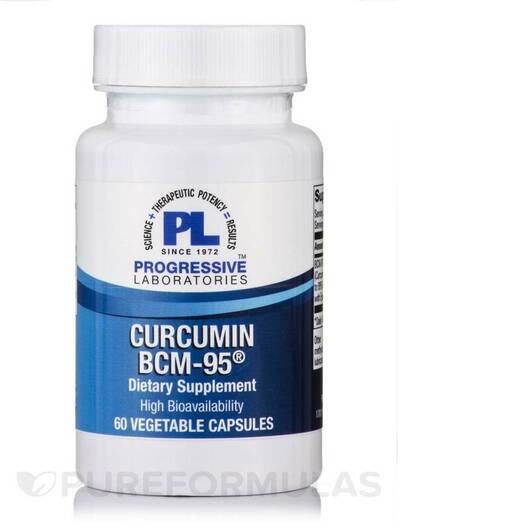Основне фото товара Progressive Labs, Curcumin BCM-95, Куркумін, 60 капсул