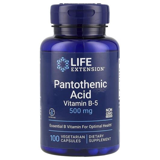 Основне фото товара Pantothenic Acid Vitamin, Вітамін B5 Пантотенова кислота, 100 кап