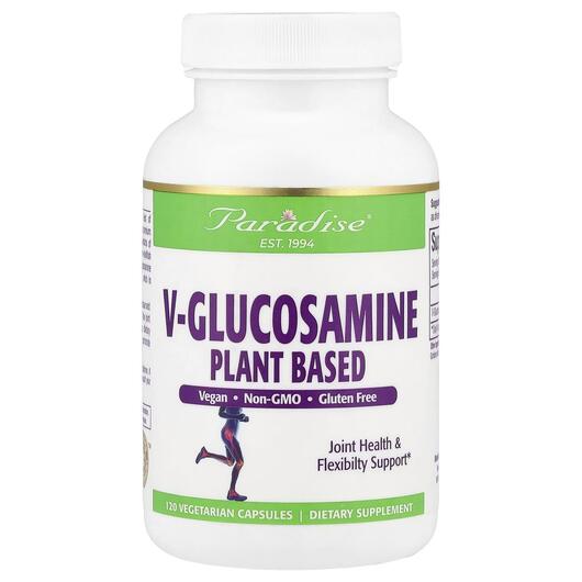 Основне фото товара V-Glucosamine 750 mg, Глюкозамін Хондроітин, 120 капсул