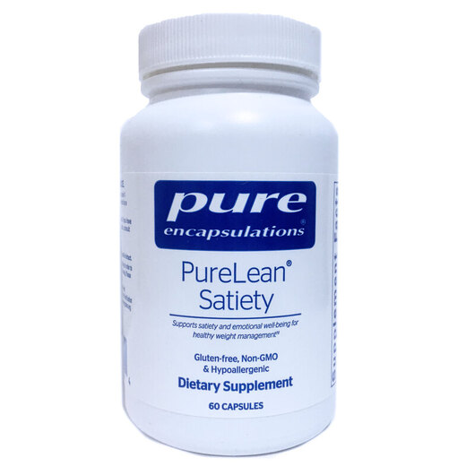 Основне фото товара Pure Encapsulations, PureLean Satiety, Жироспалювачі, 60 капсул