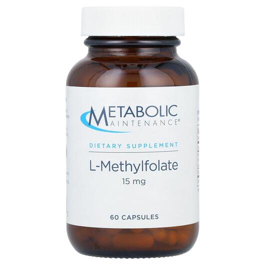 Основне фото товара L-Methylfolate 15 mg, Метилфолат, 60 капсул