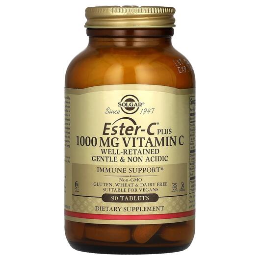 Основне фото товара Ester-C Plus 1000 mg Vitamin C, Естер С 1000 мг, 90 таблеток